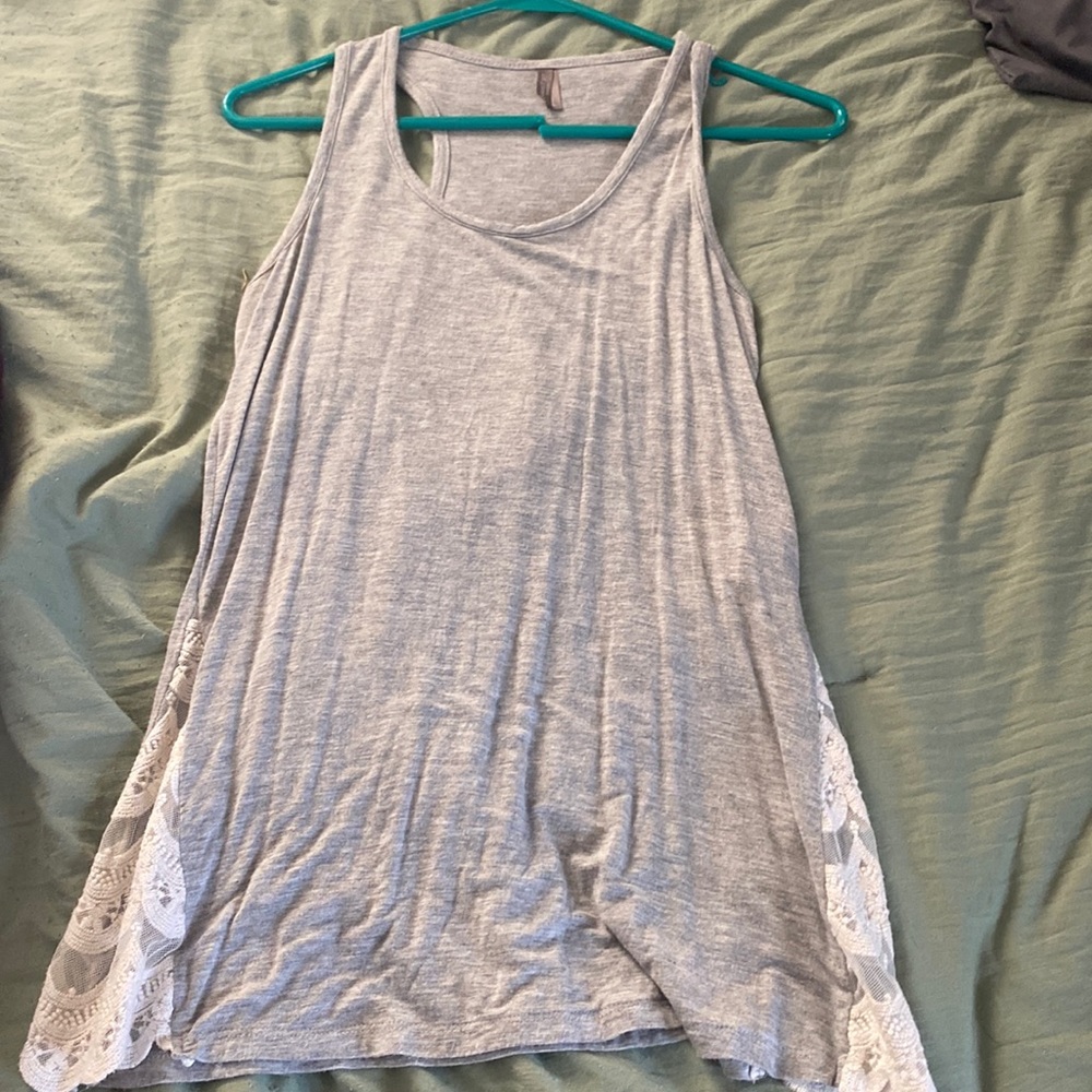 gray tank top from Vanity essentials size S